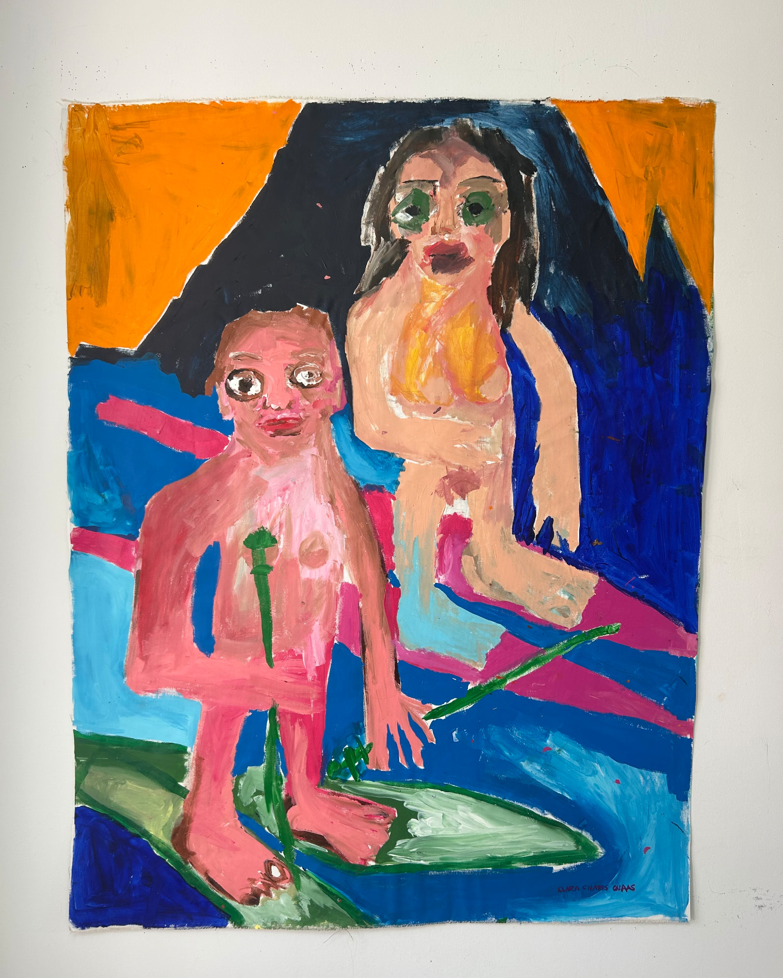 Blaue Reiter, Acrylic on canvas, 125 × 166 cm