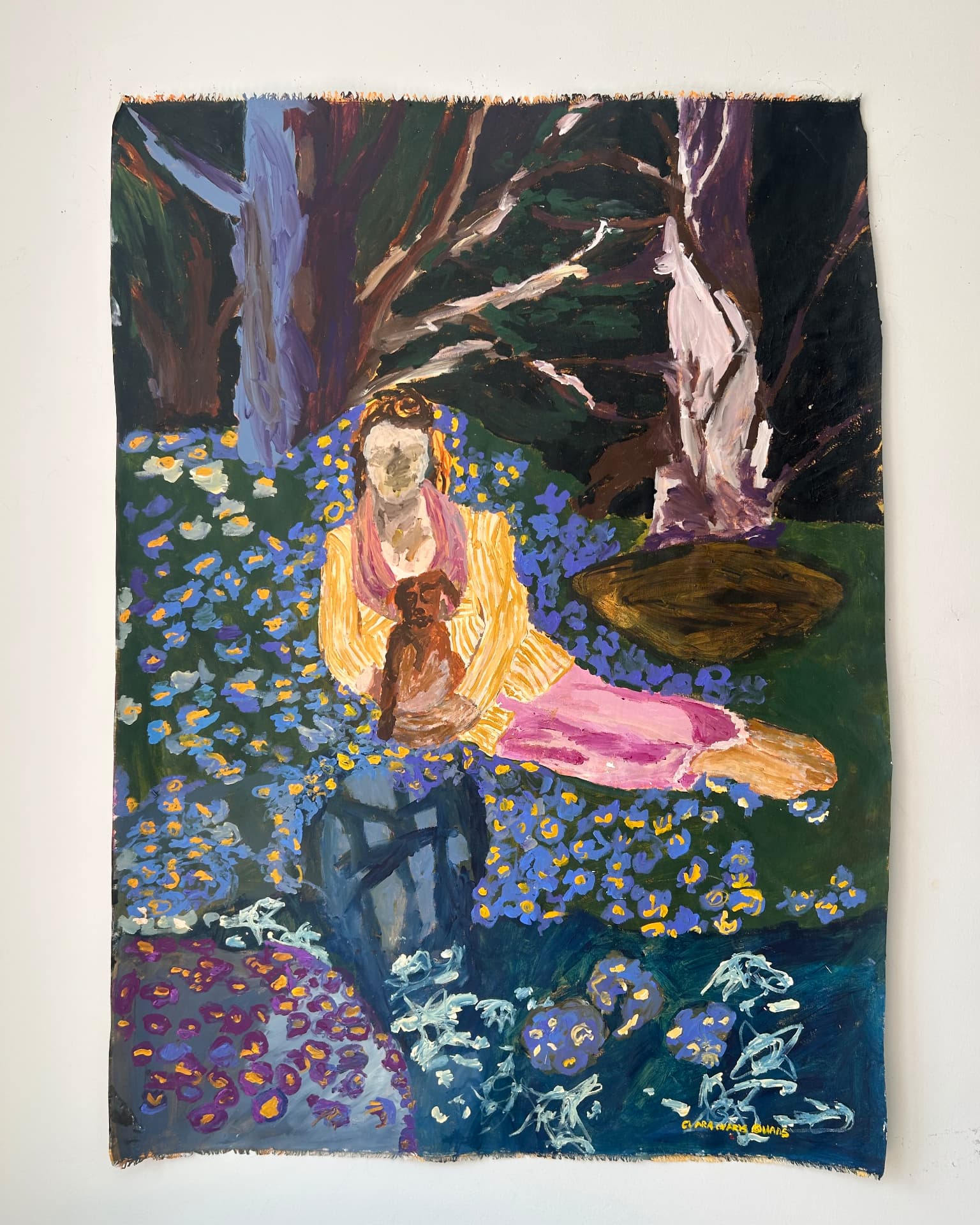 Vergiss mal nicht, Acrylic on canvas, 121 × 168 cm