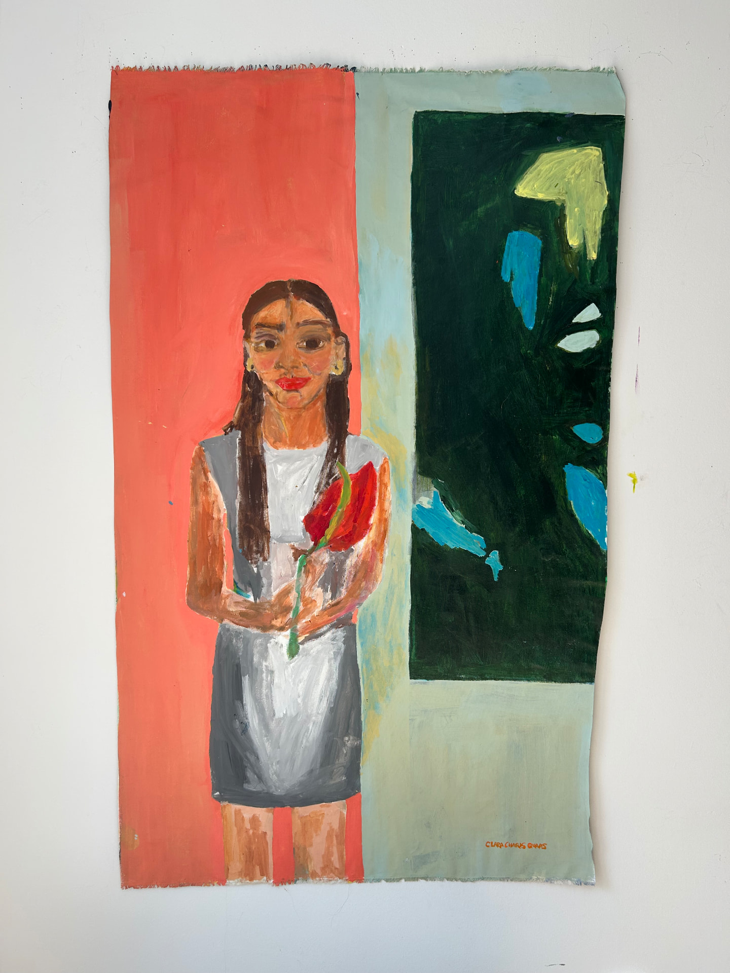 Clara, Acrylic on canvas, 102 × 168 cm